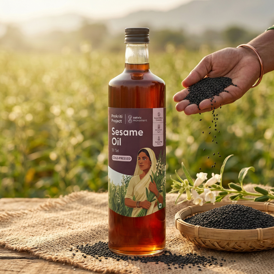 Cold-Pressed Sesame Oil