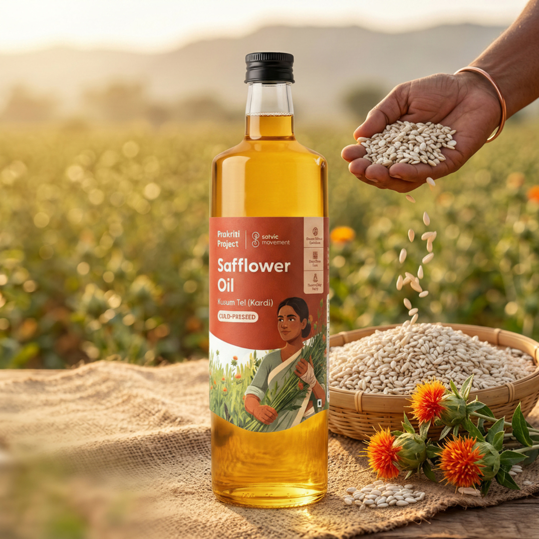 Cold-Pressed Safflower Oil