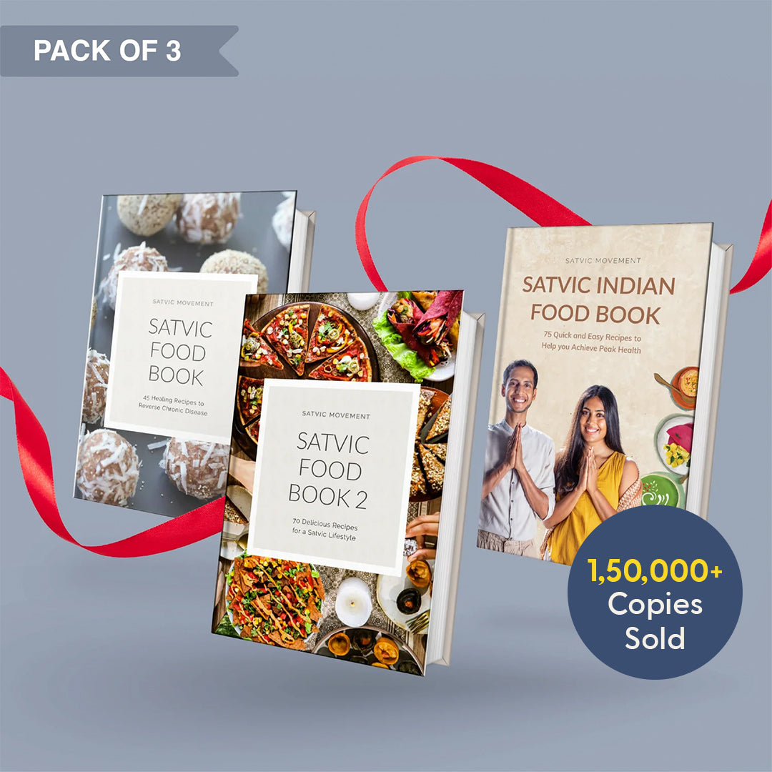 Combo Pack of 3 Satvic Food Books