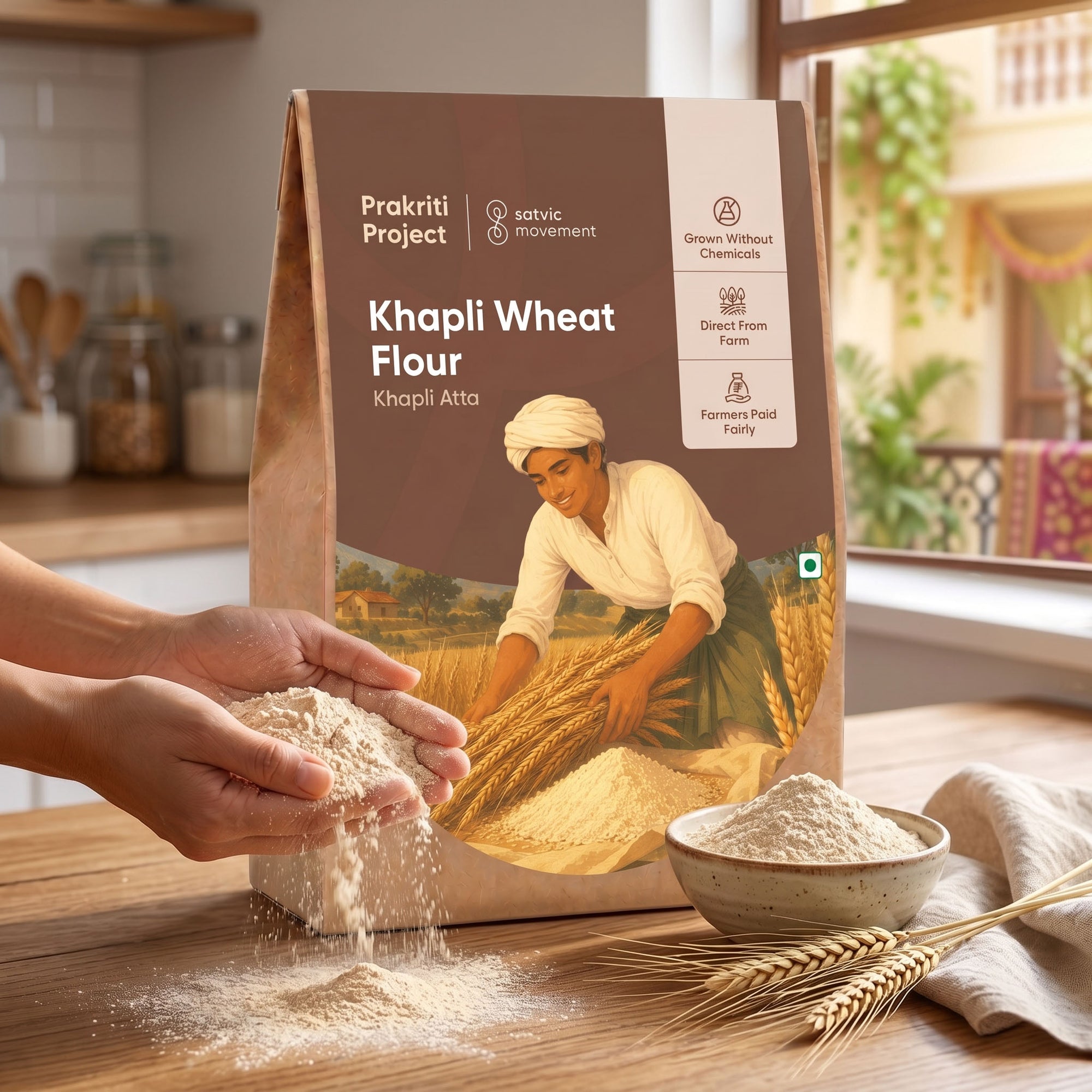 Khapli Atta (Khapli Wheat Flour)