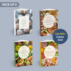Combo Pack of 4 Satvic Food Books | English