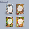 Combo Pack of 4 Satvic Food Books | English