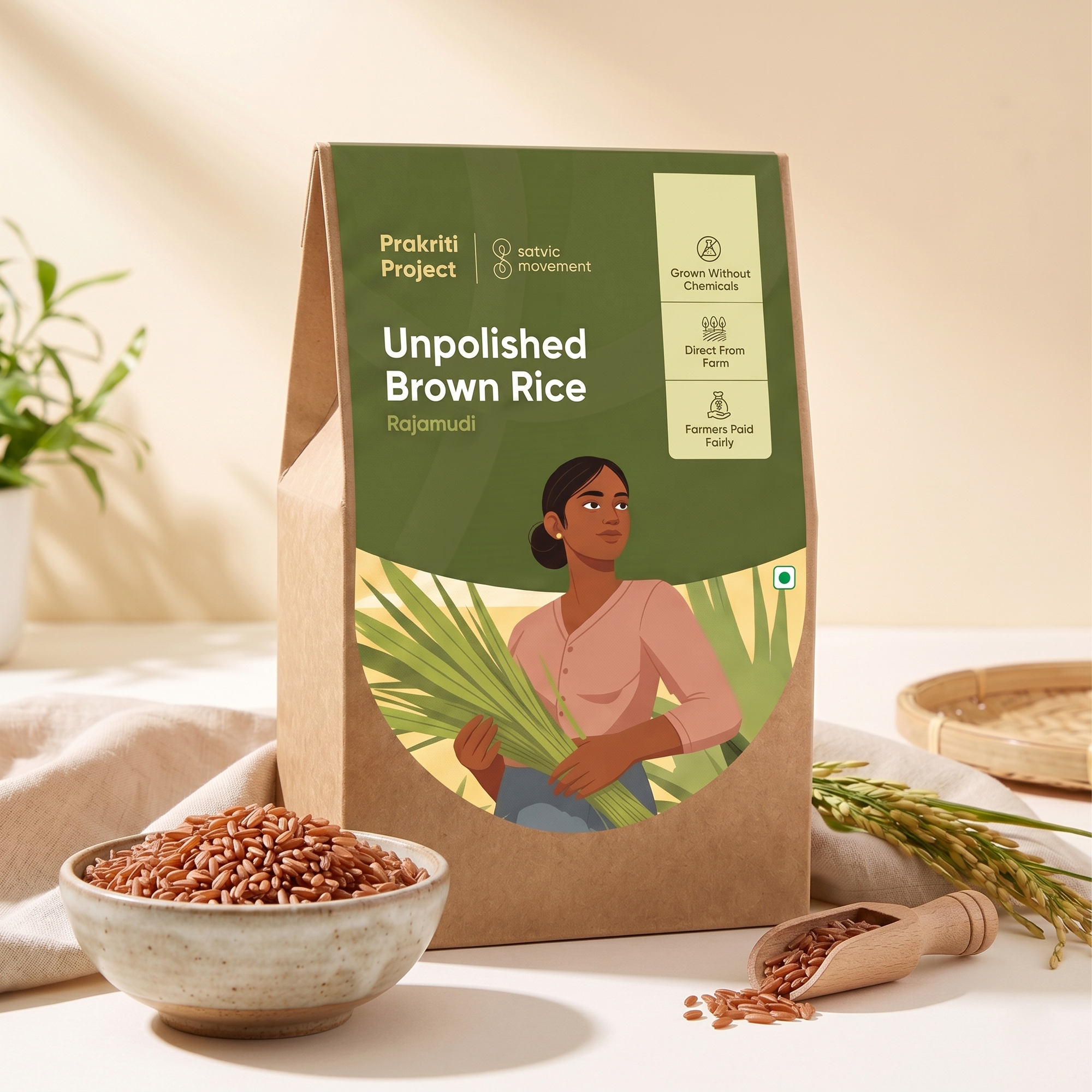 Rajamudi (Unpolished Brown Rice)